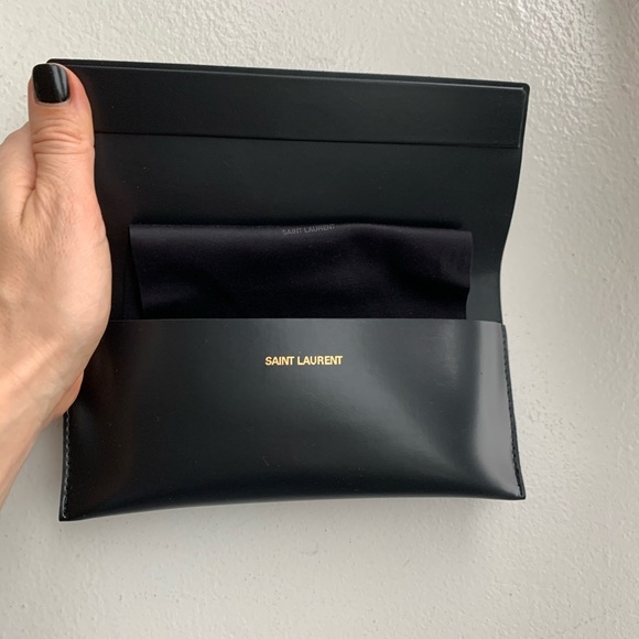 saint laurent sunglass case